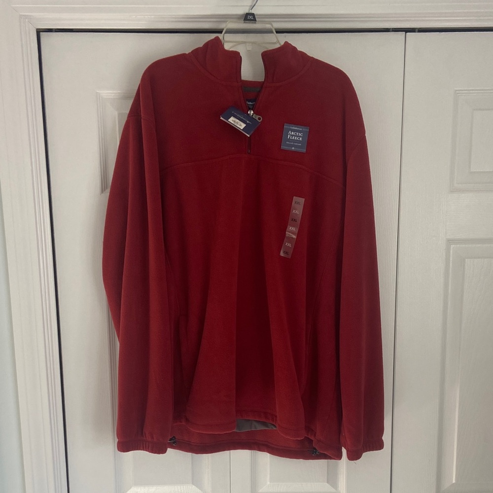 Croft & Barrow Crimson Fleece Pullover